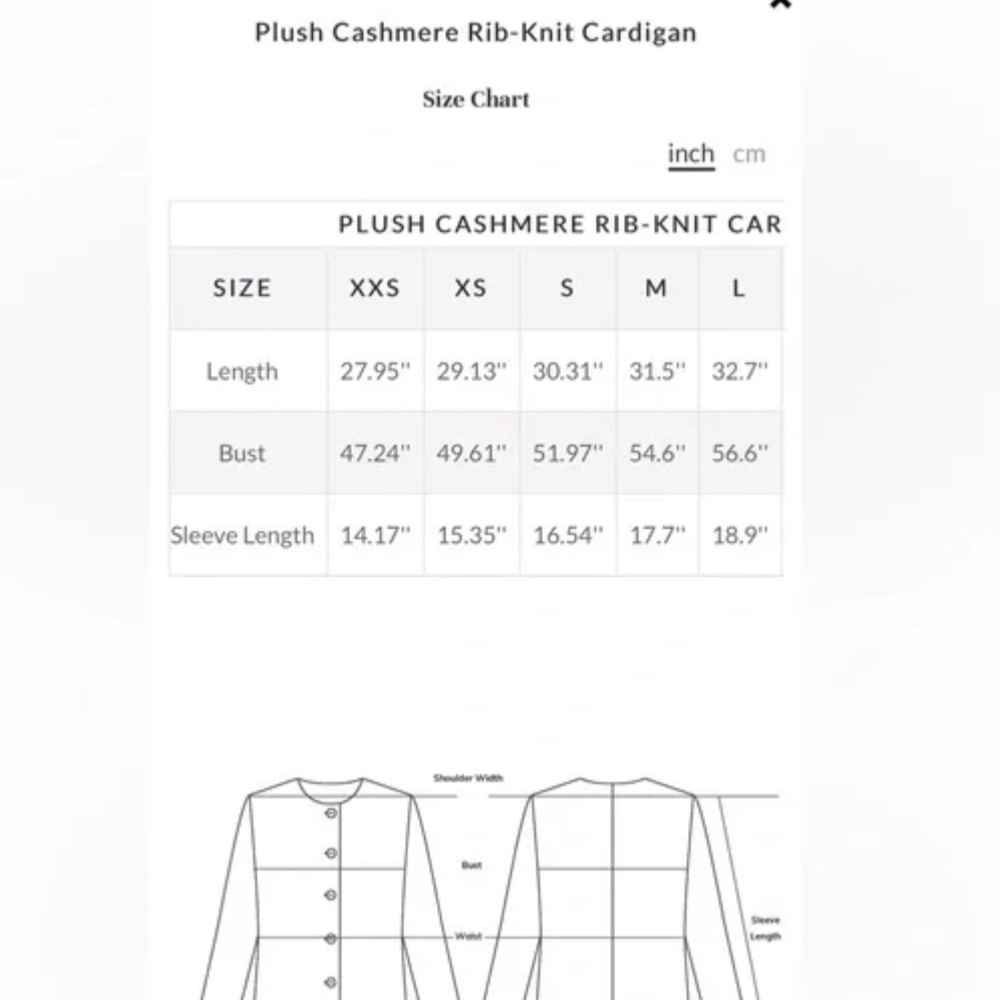Nap lounge wear Plush 100% Cashmere Rib-Knit Cardigan . Color brown. Size M . - Picture 5 of 12